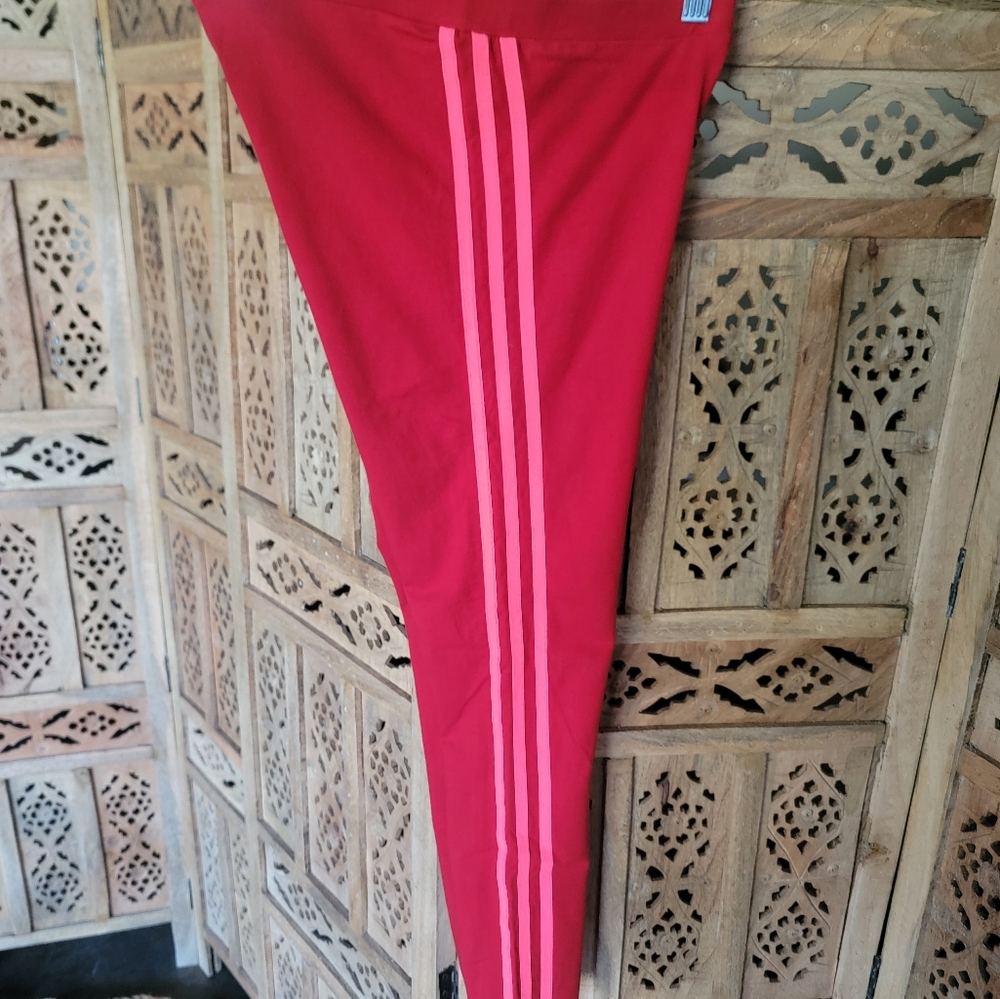 ADIDAS Leggings, Small Women’s Red & Pink - Picture 5 of 6